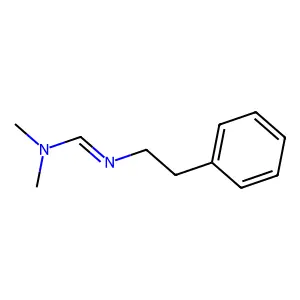 Formamidine, N,N-dimethyl-N'-phenethyl- structure