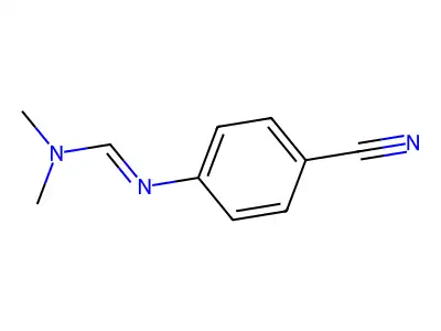 N'-(4-氰基苯基)-N,N-二甲基甲脒 structure