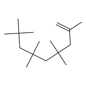 2,4,4,6,6,8,8-Heptamethyl-1-nonene structure