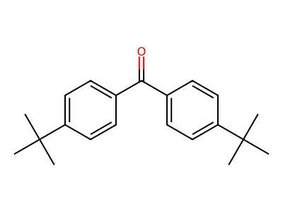 Bis(4-tert-butylphenyl)methanone structure