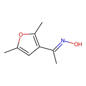 N-[1-(2,5-dimethylfuran-3-yl)ethylidene]hydroxylamine structure