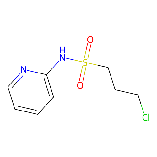3-氯-N-吡啶-2-基丙烷-1-磺酰胺 structure
