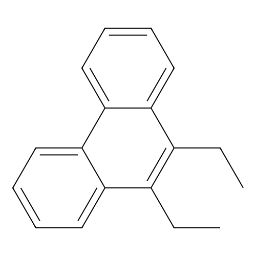 9,10-Diethylphenanthrene structure