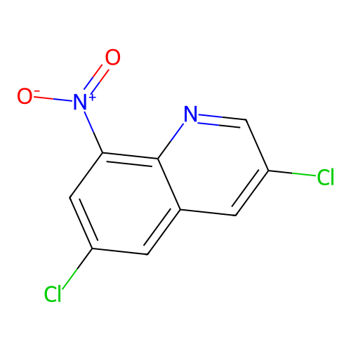 3,6-Dichloro-8-nitroquinoline structure