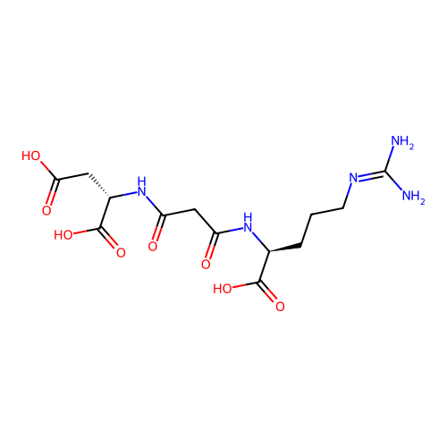 Retro-Arg-malonyl-Asp-OH structure