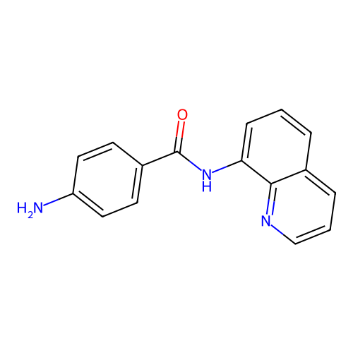 4-amino-N-(quinolin-8-yl)benzamide structure