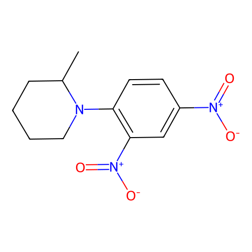 1-(2,4-Dinitrophenyl)-2-methylpiperidine structure