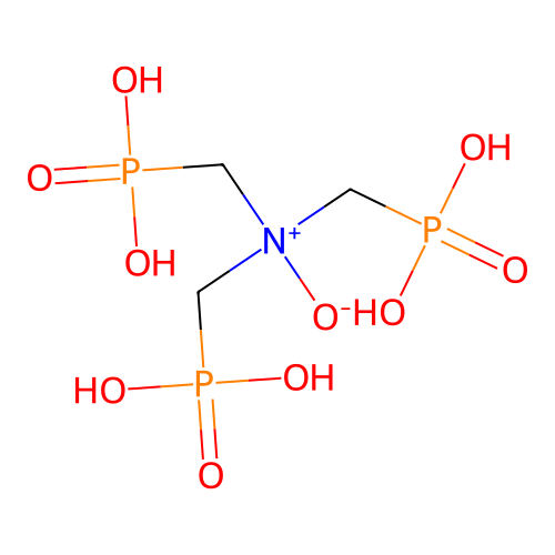 P,P',P''-((Oxidonitrilo)tris(methylene))tris(phosphonic acid) structure