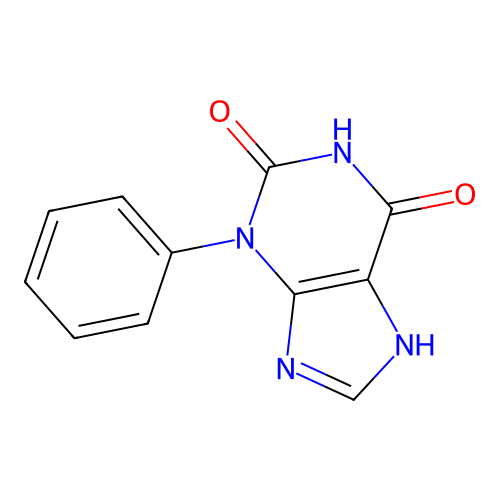 3-Phenylxanthine structure