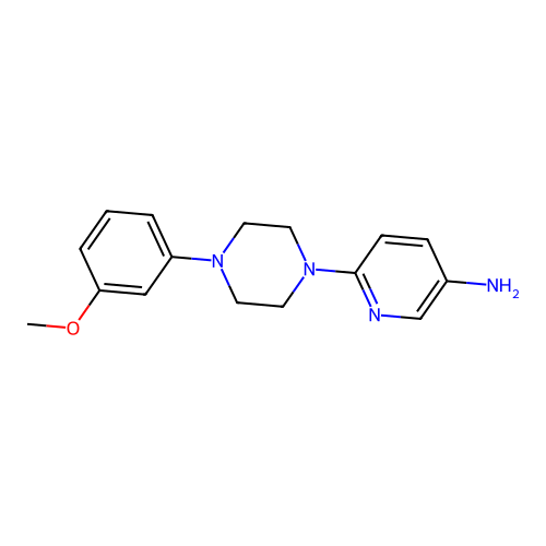 6-[4-(3-Methoxyphenyl)piperazin-1-yl]pyridin-3-amine structure