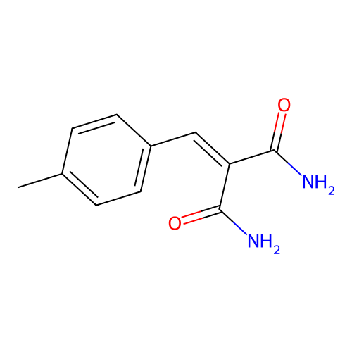 2-[(4-Methylphenyl)methylidene]propanediamide structure