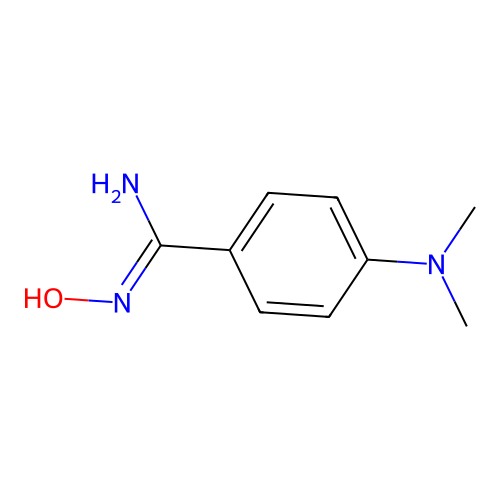 4-(Dimethylamino)-N'-hydroxybenzene-1-carboximidamide structure