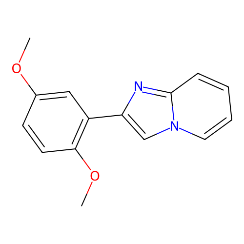 2-(2,5-Dimethoxyphenyl)imidazo[1,2-a]pyridine structure