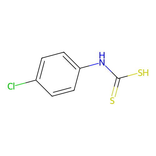 (4-Chlorophenyl)carbamodithioic acid structure