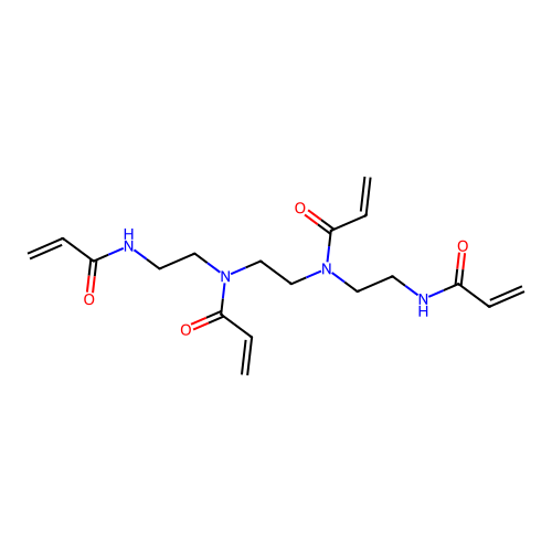 N,n',n'',n'''-tetraacryloyltriethylenetetramine structure