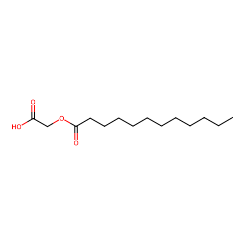 2-(Dodecanoyloxy)acetic acid structure