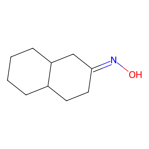 (NE)-N-(3,4,4a,5,6,7,8,8a-octahydro-1H-naphthalen-2-ylidene)hydroxylamine structure