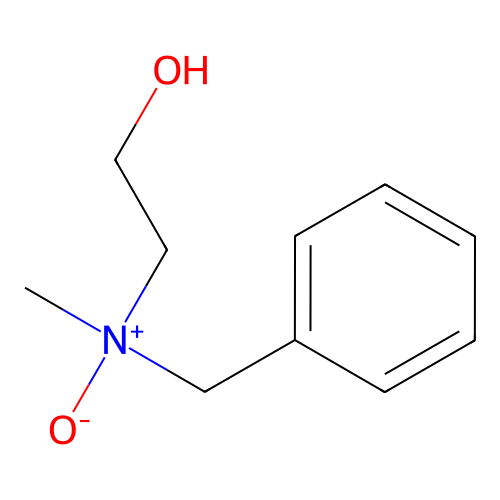 N-苄基-2-羟基-N-甲基乙胺氧化物 structure