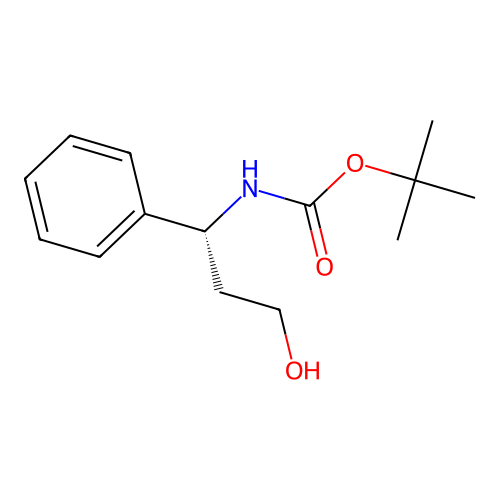 (R)-N-Boc-3-amino-3-phenylpropan-1-ol structure