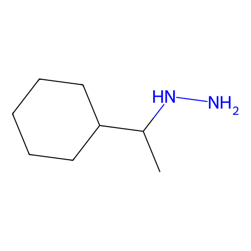 (1-Cyclohexylethyl)hydrazine structure