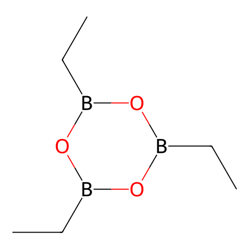 Triethyl-1,3,5,2,4,6-trioxatriborinane structure