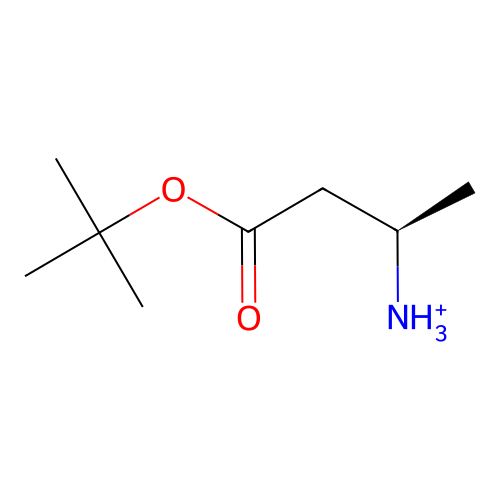 4-tert-Butoxy-4-oxobutan-2-aminium structure