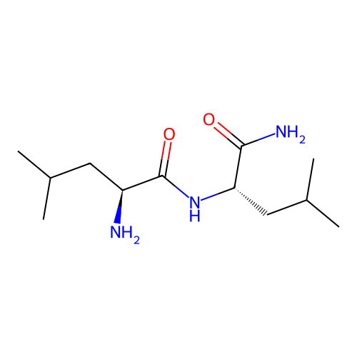 L-Leucinamide, L-leucyl- structure