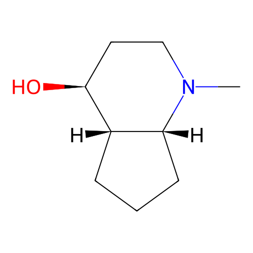 1H-1-Pyrindin-4-ol, octahydro-1-methyl- (8CI) structure