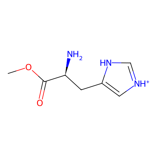 Histidine-methyl-ester structure