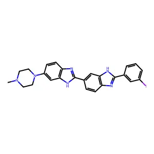 meta-iodoHoechst 33258 structure