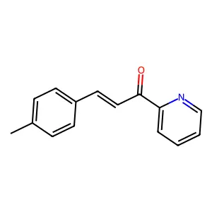 2-Propen-1-one, 3-(4-methylphenyl)-1-(2-pyridinyl)-, (2E)- structure