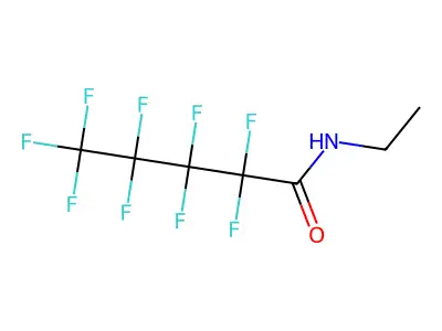 N-Ethyl-2,2,3,3,4,4,5,5,5-nonafluoropentanamide structure