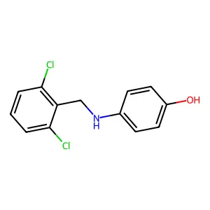 4-[(2,6-Dichlorobenzyl)amino]phenol structure