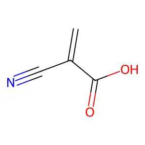 2-氰基丙烯酸 structure