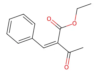 Ethyl 3-oxo-2-(phenylmethylene)butanoate structure