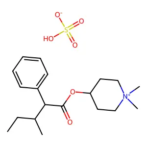 喷哌哌嗪硫酸盐 structure