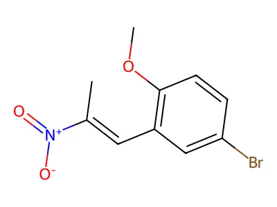 3-(2-Nitropropen-1-yl)-4-methoxybromobenzene structure