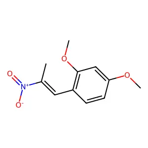 2,4-Dimethoxy-1-(2-nitroprop-1-en-1-yl)benzene structure
