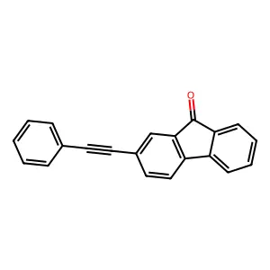 2-(phenylethynyl)-9H-fluoren-9-one structure
