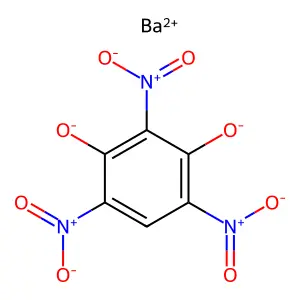 收敛酸钡 structure