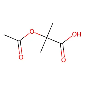 2-(乙酰氧基)-2-甲基丙酸 structure