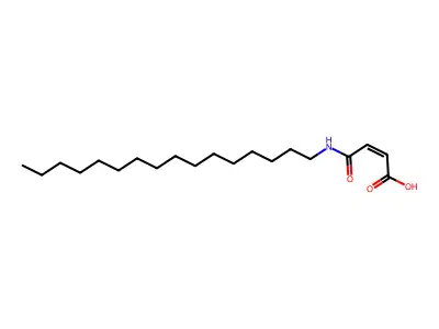 4-(十六烷基氨基)-4-氧代异巴豆酸 structure