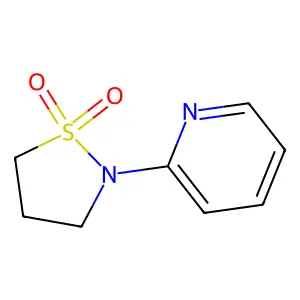 2-吡啶-2-基-1,2-噻唑烷1,1-二氧化物 structure
