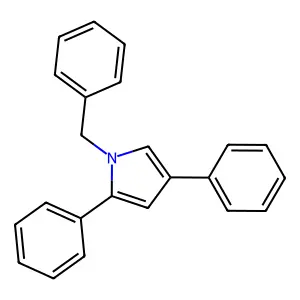 1-Benzyl-2,4-diphenylpyrrole structure
