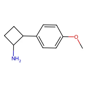 2-(4-甲氧基苯基)环丁-1-胺 structure