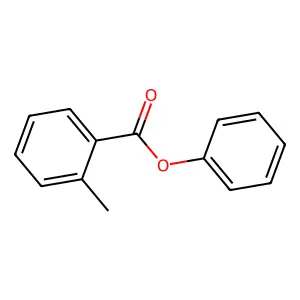 Phenyl 2-methylbenzoate structure