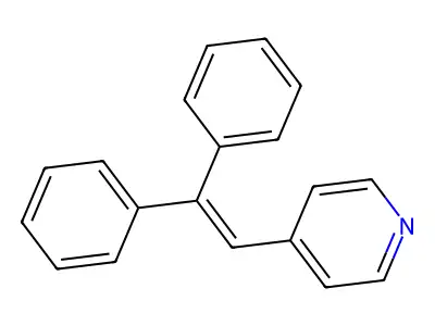 4-(2,2-Diphenylethenyl)pyridine structure