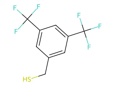 3,5-Bis(trifluoromethyl)benzyl mercaptan structure