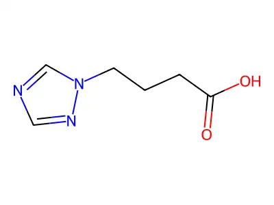 4-(1H-1,2,4-triazol-1-yl)butanoic acid structure