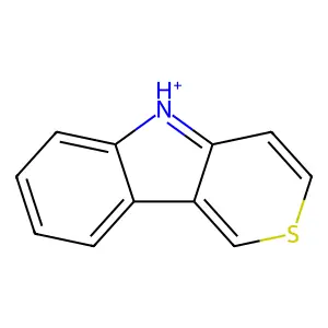 5H-thiopyrano[4,3-b]indol-2-ium structure